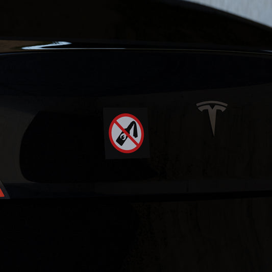 No Molotov Zoneâ„¢ Magnet - This TESLR Declines Your Flaming Special